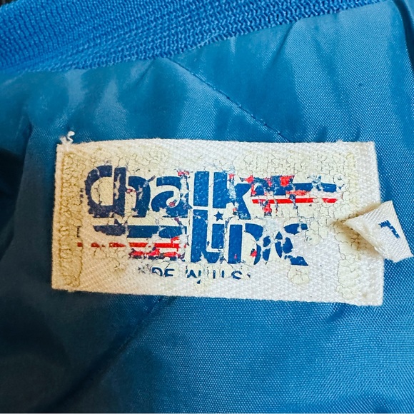 Vintage‘91 NFL New England Patriots Satin Bomber Jacket by ChalkLine, size:Large - Picture 10 of 14